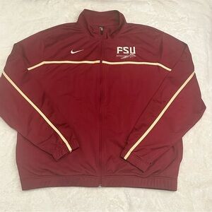 Nike FSU Men's Maroon Gold Windbreaker Jacket